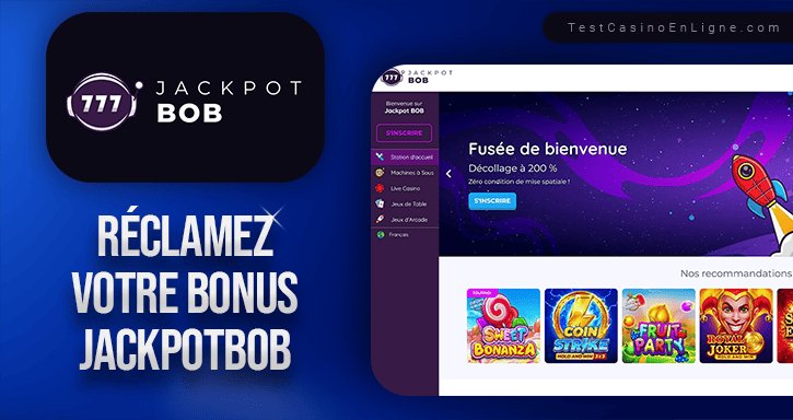 Découvrez les Jackpots Époustouflants de Jackpot Bob Casino en France !