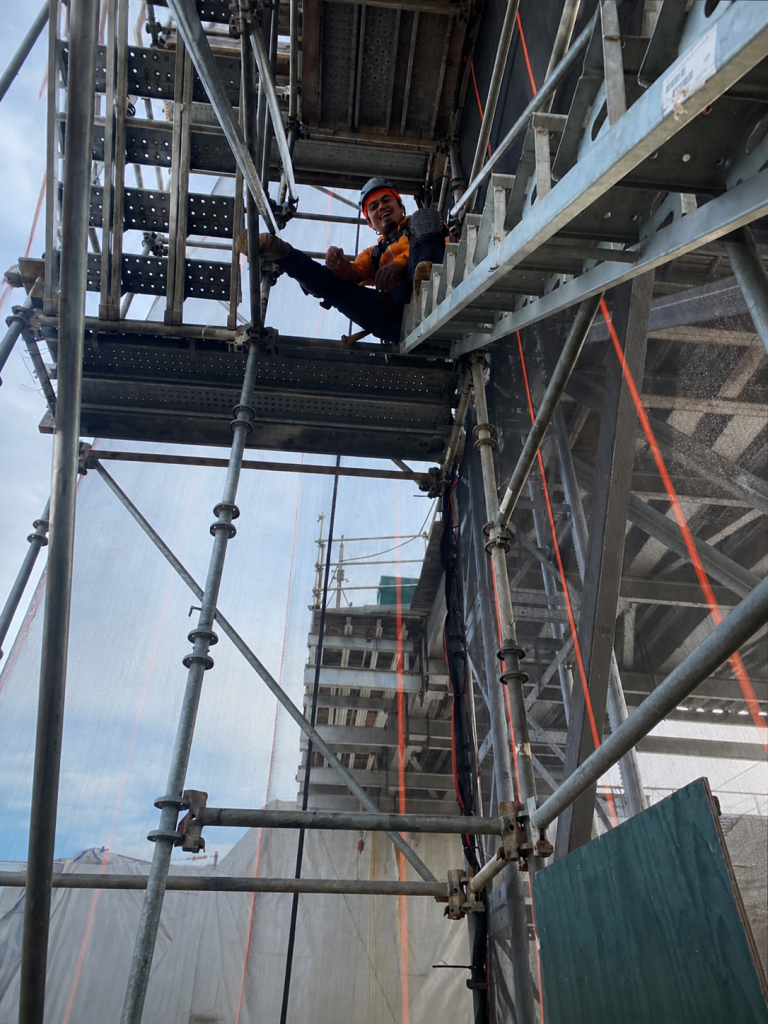 AST Alum on Scaffold NYC 4
